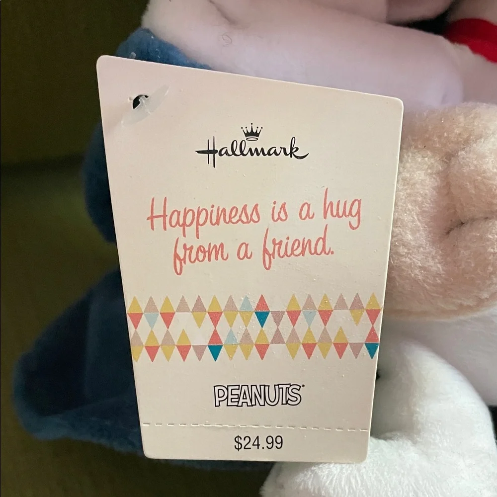Hallmark Peanuts Plush with Blue and Red Accents - Picture 2 of 5